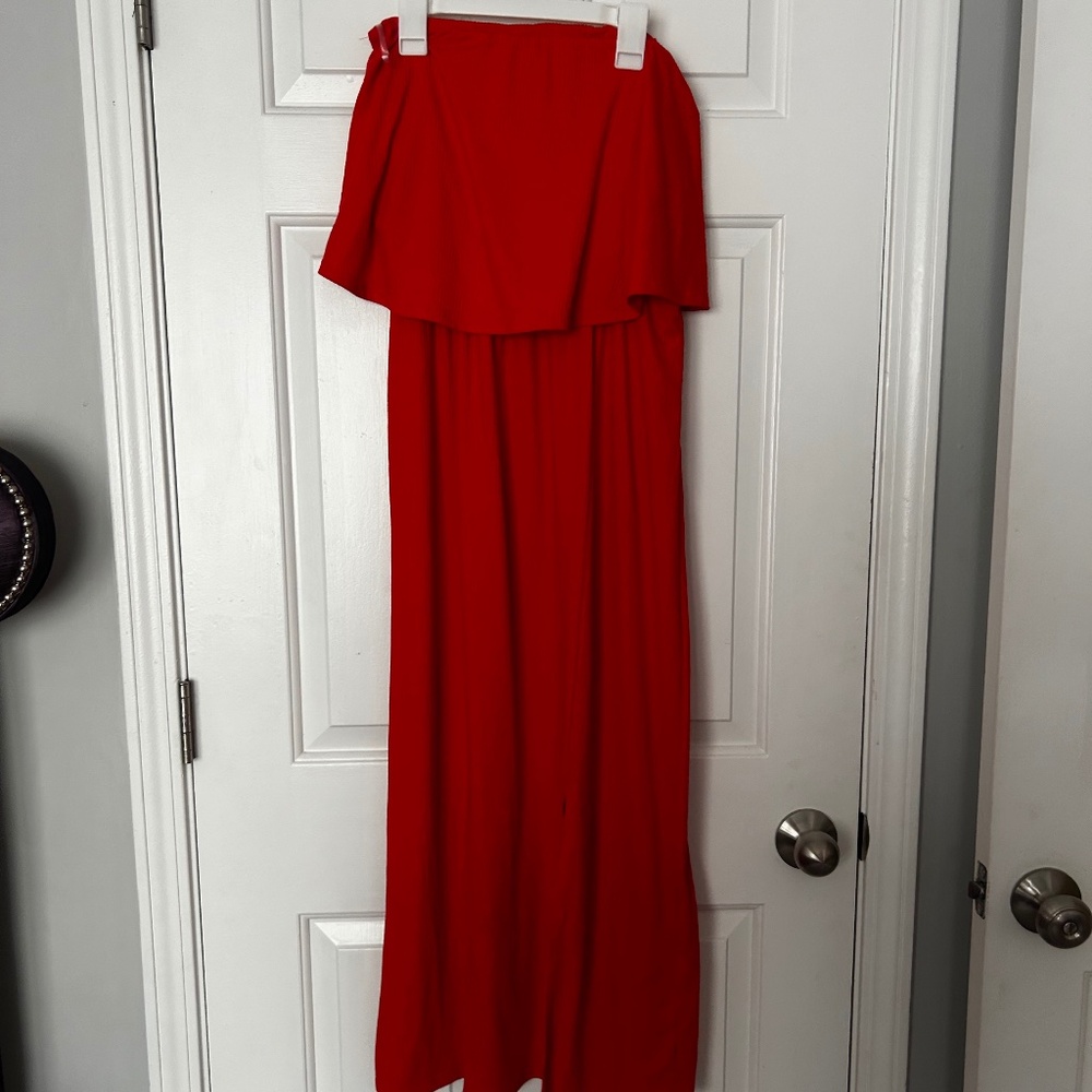 Strapless dress